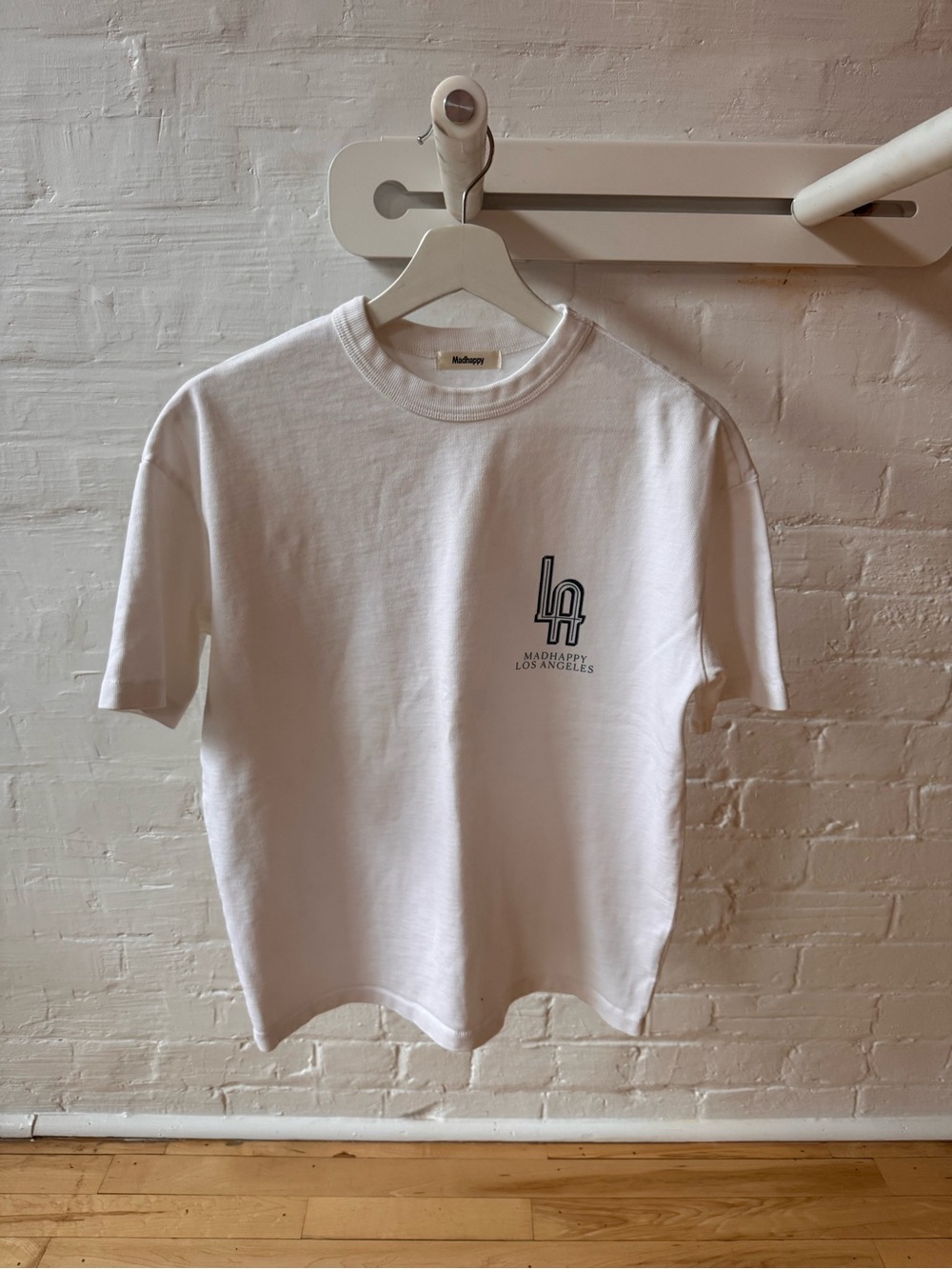Madhappy White Short Sleeve LA Logo Tee